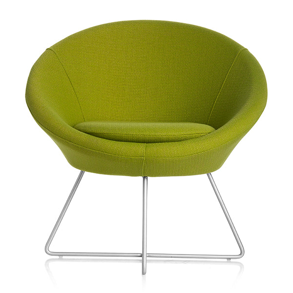 Stol Paris Limegrøn med alugrå ben – image 1