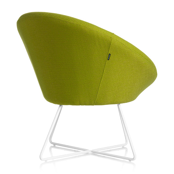 Stol Paris Limegrøn med hvide ben – image 4