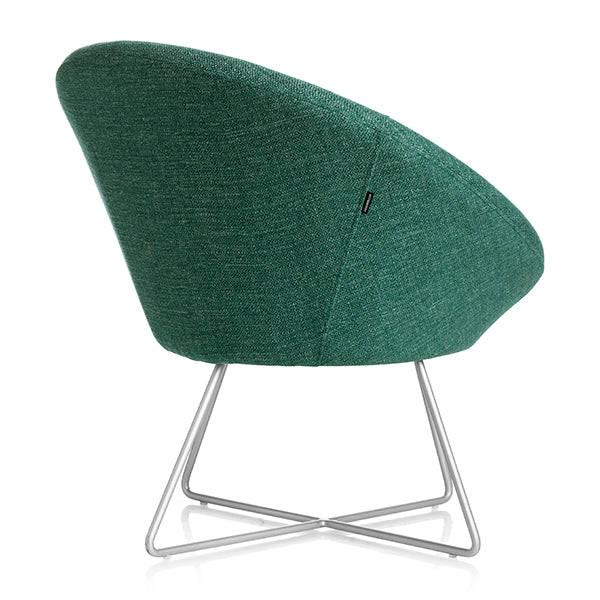 Stol Paris Petroleumsgrøn med alugrå ben – image 4