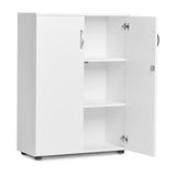 Ergoff Kontorskab Ekoflex 800x1090 mm, Hvid – Bogreoler & kontorskabe (billede 2)