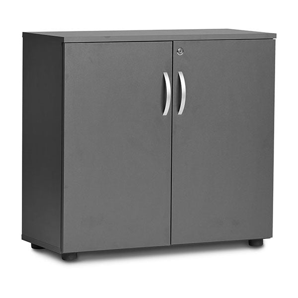 Ergoff Kontorskab Ekoflex 800x745 mm, Antracit – Bogreoler & kontorskabe (billede 1)