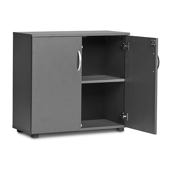 Ergoff Kontorskab Ekoflex 800x745 mm, Antracit – Bogreoler & kontorskabe (billede 2)