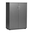 Ergoff Kontorskab Ekoflex 800x1090 mm, Antracit – Bogreoler & kontorskabe (billede 1)
