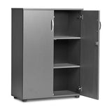 Ergoff Kontorskab Ekoflex 800x1090 mm, Antracit – Bogreoler & kontorskabe (billede 2)