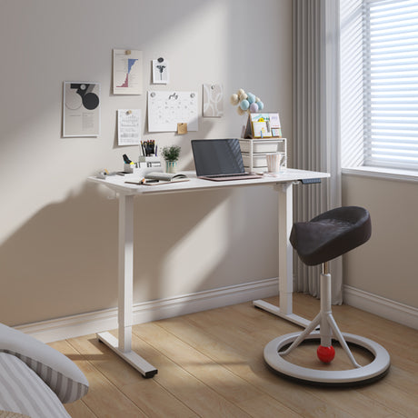 Miniflex hæve-sænkebord, hvidt – image 1