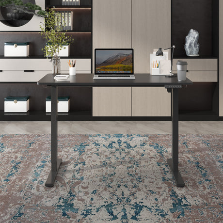 Miniflex hæve-sænkebord, sort – image 1