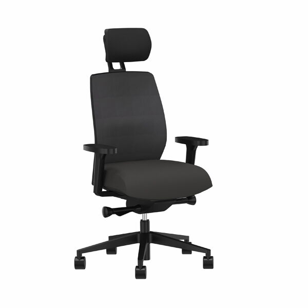 Kontorstol Savo Soul Mesh50 Polstret sæde Sort 2D armlæn nakkestøtte – image 1