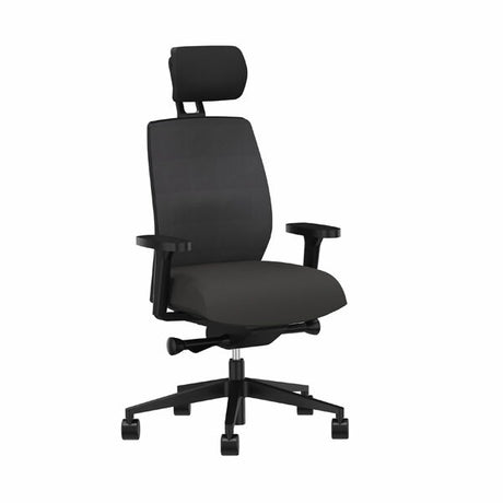 Kontorstol Savo Soul Mesh50 Polstret sæde Sort 2D armlæn nakkestøtte – image 1