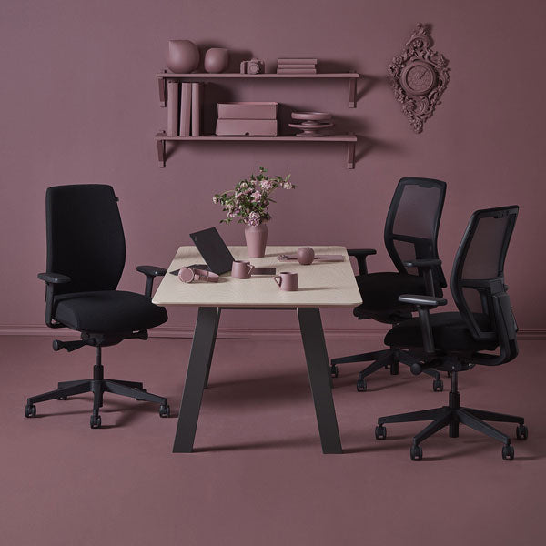 Kontorstol Savo Soul Polstret sæde Sort 2D armlæn