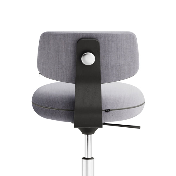 Kontorstol Savo 360H fodring Black Ash