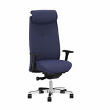 Kontorstol Savo XO Marine blå tekstil Krom fodkryds – image 2