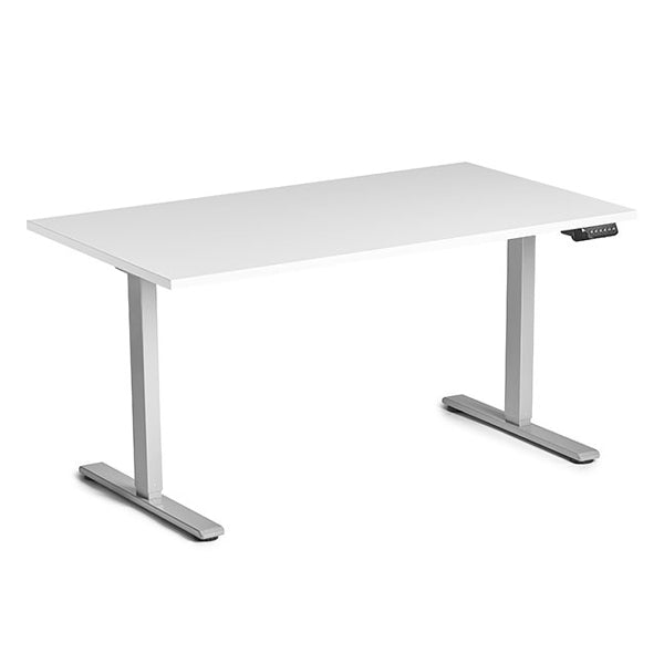 Ergoff Hæve-sænkebord Ekoflex 2.0, hvid bordplade 1400x800mm – Hæve/sænkeborde (billede 1)