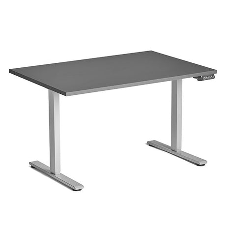 Ergoff Hæve-sænkebord Ekoflex 2.0, antracit bordplade 1200x800mm – Hæve-sænkeborde (billede 1)