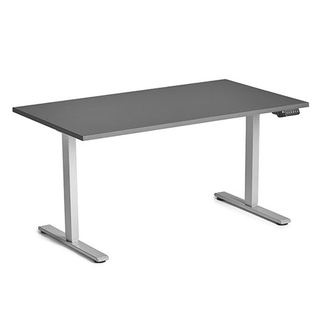 Ergoff Hæve-sænkebord Ekoflex 2.0, antracit bordplade 1400x800mm – Hæve/sænkeborde (billede 1)