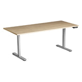 Ergoff Hæve-sænkebord Ekoflex 2.0, eg bordplade 1800x800mm – Hæve/sænkeborde (billede 1)