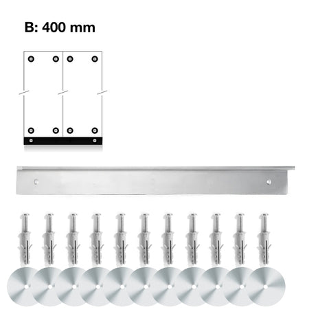 Vægkit til montering af skabs bredde 400mm
