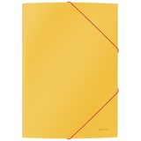 3-klap elastikmappe Cosy karton A4 gul