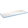 GBP Bordplade 24 mm 800 x 620 mm Grå HPL Blå ABS kant – Andet