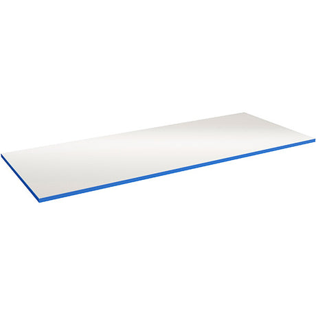 GBP Bordplade 24 mm 2000 x 620 mm Grå HPL Blå ABS kant – Andet