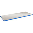 GBP Bordplade 40 mm 2500 x 800 mm Grå vinyl Blå ABS kant – Andet