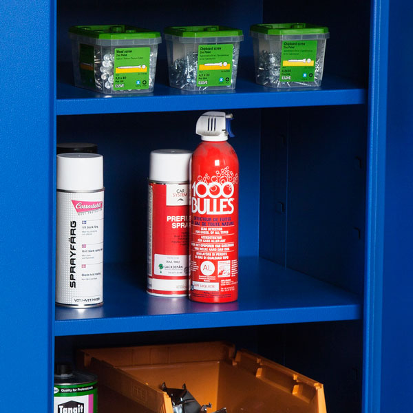 Hylde til ErgoDouble værktøjsskab, RAL5005 – image 1