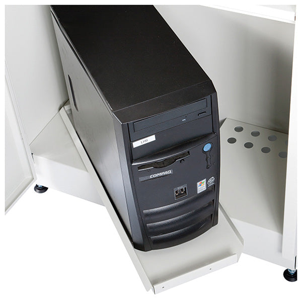 Computerskab Ergo_IT Gråhvid – image 2