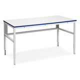 Arbejdsbord Let H 1200x800mm med 24mm grå HPL bordplade