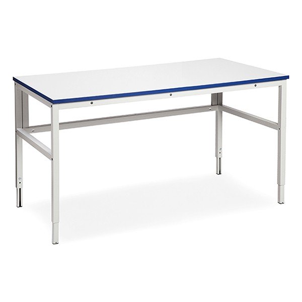 Arbejdsbord Let H 1200x800mm med 24mm grå HPL bordplade