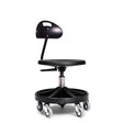 GBP Montørstol All-round model 2124 Sort med rygstøtte – Arbejdsstole