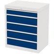 Skuffesektion 500/06 819x680x500 mm 5 skuffer – image 1