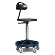 GBP Montørstol All-round model 3124 Sort med rygstøtte – Arbejdsstole