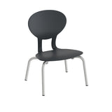 Stol Rocka 3071S Sort/Alugrå RAL 9006, siddehøjde 260mm