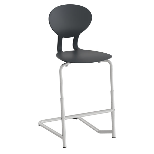 Stol Rocka 3074M Sort/Alugrå RAL9006