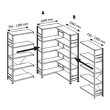 Schulte Lagertechnik Hylde-A Boltless Hjørnereol 1000x600 mm 150 kg – Boltless lagerreol (billede 2)