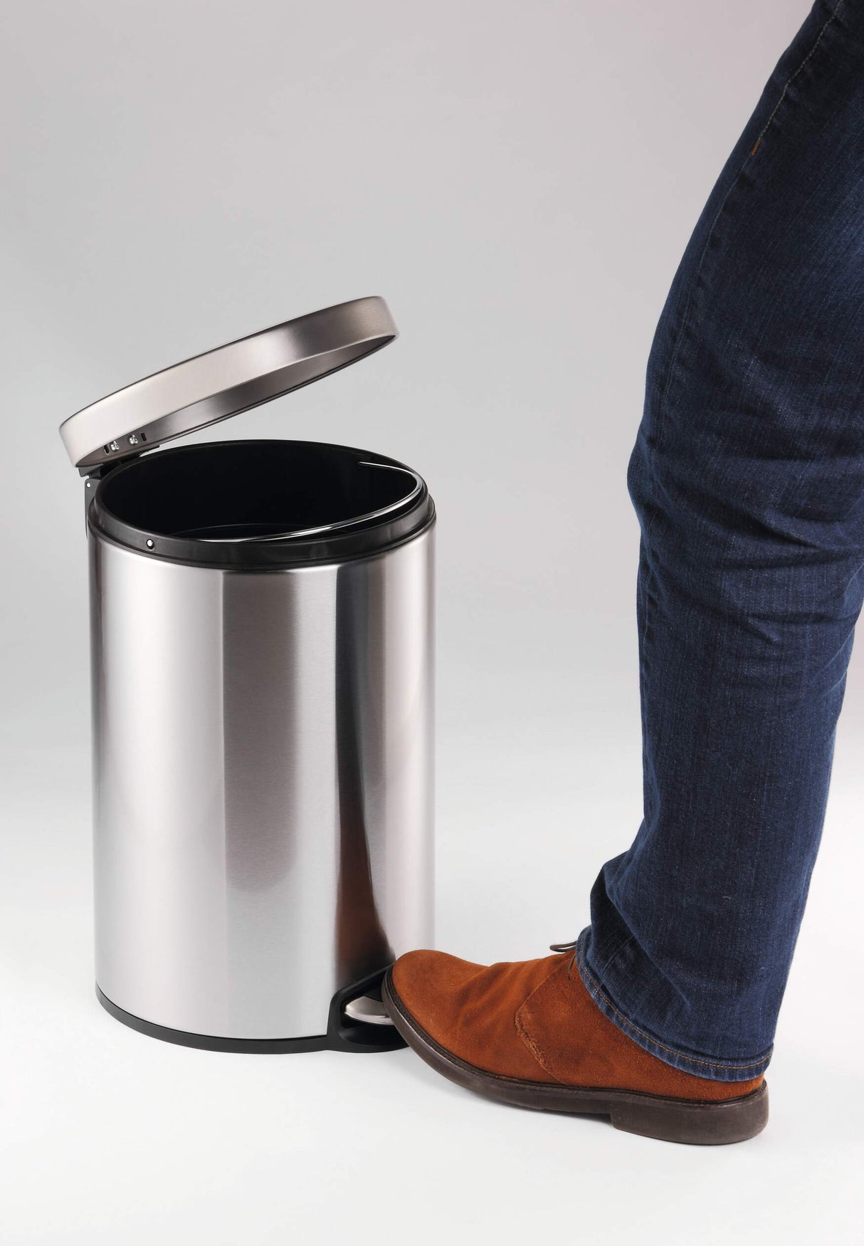 Pedalspand PEDAL BIN STAINLESS STEEL, Round 30