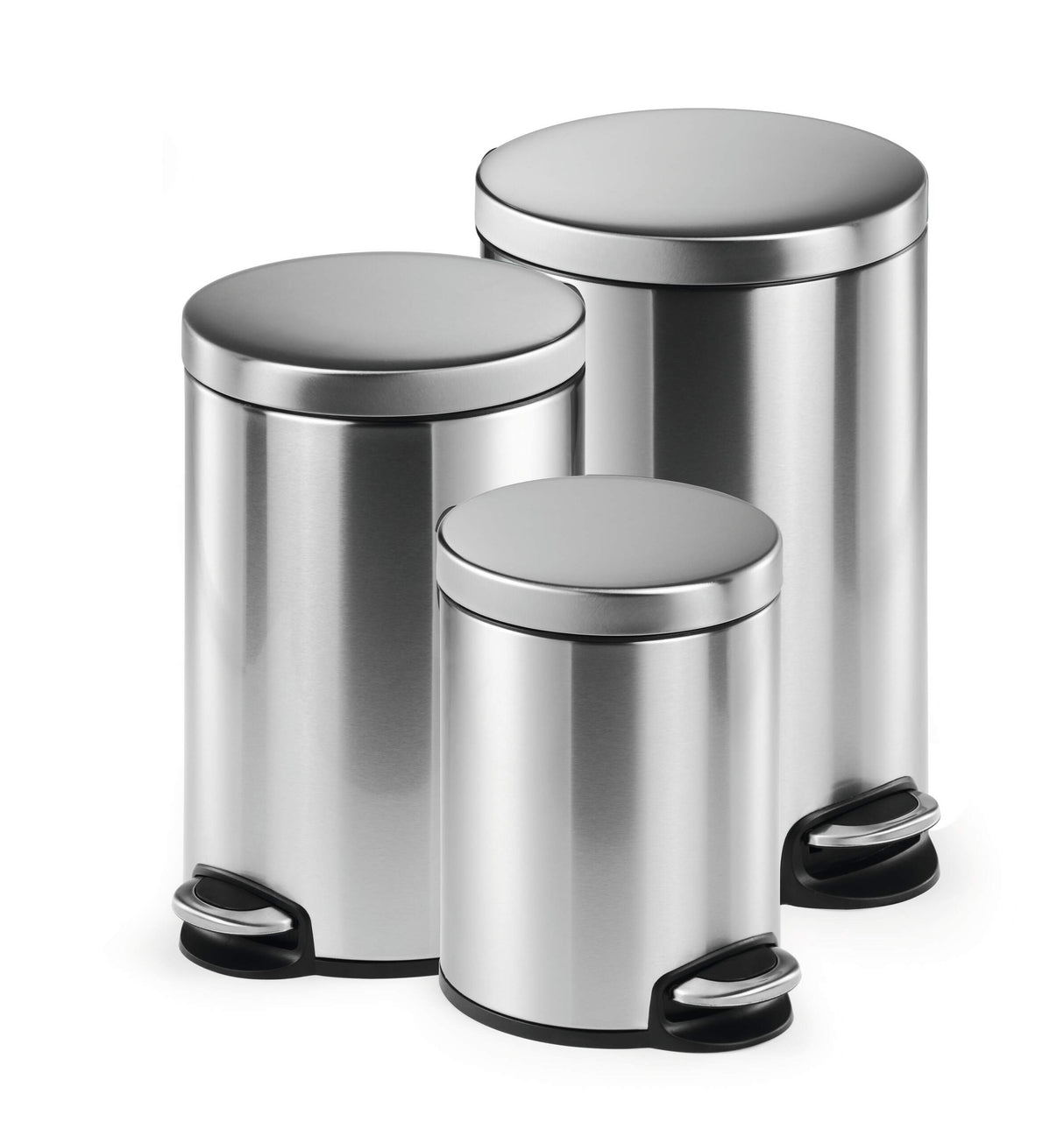 Pedalspand PEDAL BIN STAINLESS STEEL, Round 30