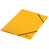 Elastikmappe recycle karton A4 gul