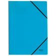 Elastikmappe recycle karton A4 blå