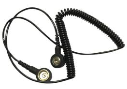 Spiralkabel ESD med 7/100 mm knap