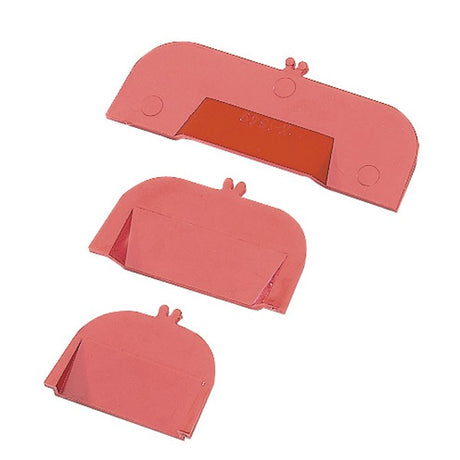 Skilleplade i Rød plast bredde 33 mm – image 2