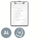 Clipboard WOW uden forside A4 sort