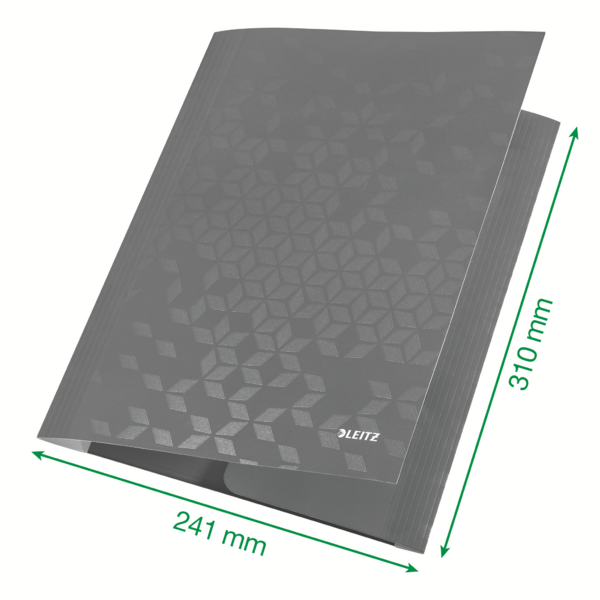 3-klap elastikmappe WOW A4 gul