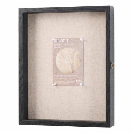 3D ramme, 30x37 cm, sort – image 1