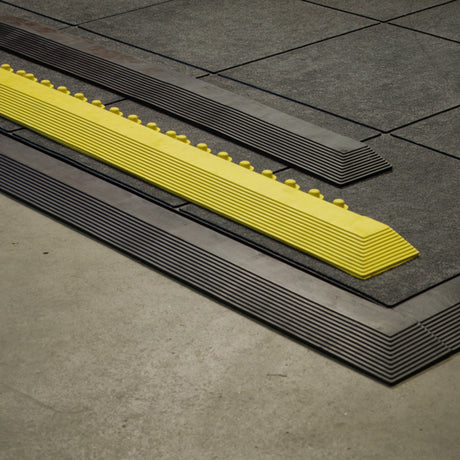 Kantliste Modulmåtte Solid og Dren, sort HAN – image 4