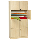 Opbevaringsskab Mora 2100x1000x470mm Birk 8 døre