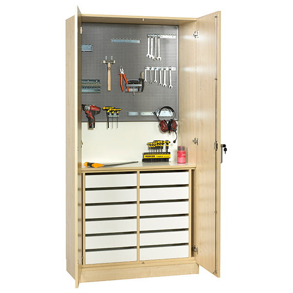 Værktøjskabe Mora 2100x1000x470mm Birk
