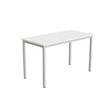 Bord Combi 200, 1200x600 mm Højde 720 mm Hvid  laminat på alugråt understel – image 2