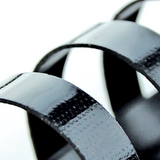 Spiralringe plastik 25mm sort (50)