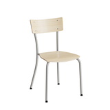 Stol Strong 111, Birk laminat, Alugråt stel