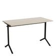 Tranås Skolmöbler Bord Atlas 1130, 1200x600mm, eg højtrykslaminat, sortolivent stel – Elevborde